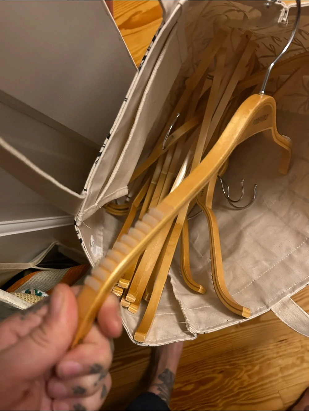 Forever 21 wooden hangers y2k box of 15